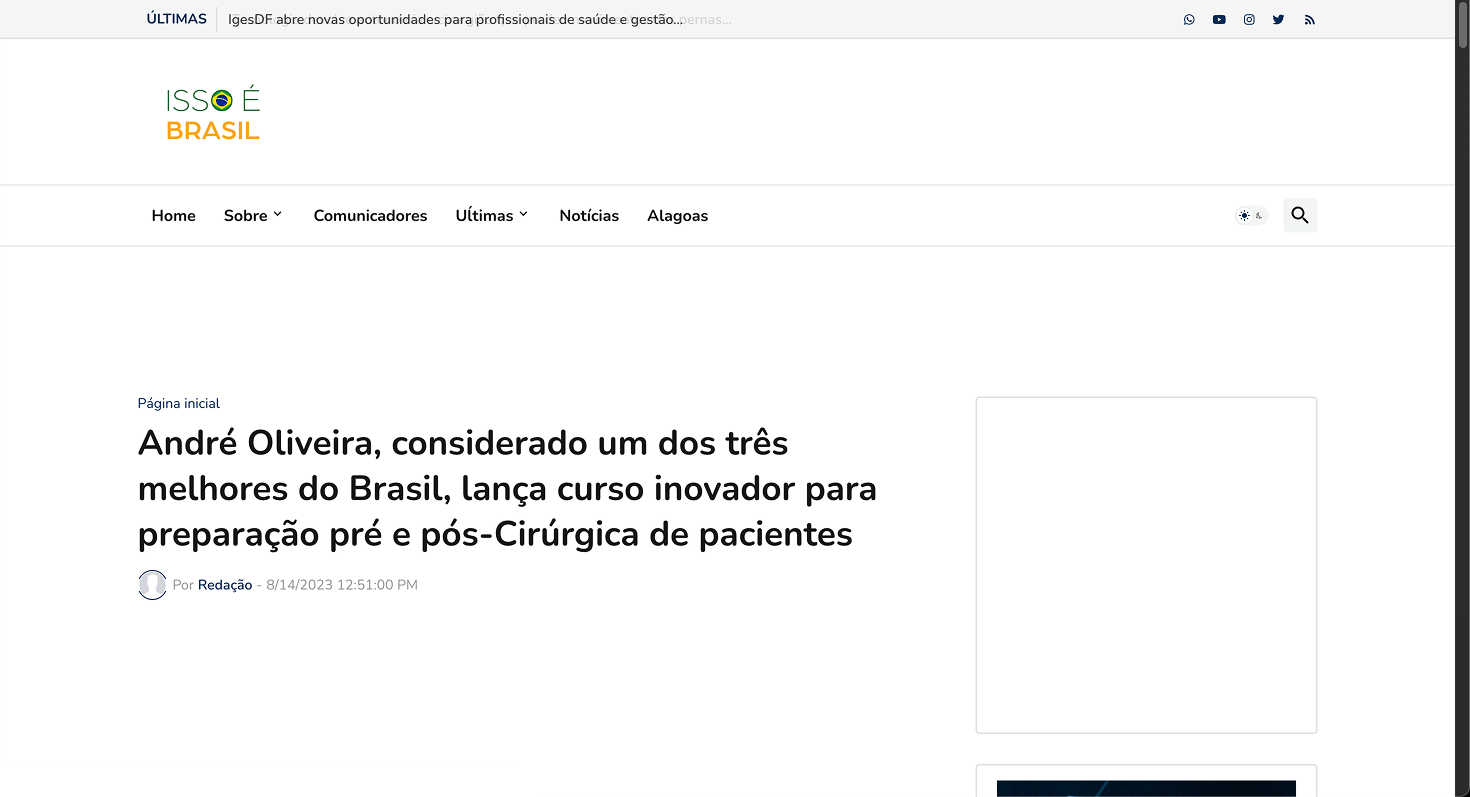 Logo do programa Isso é Brasil